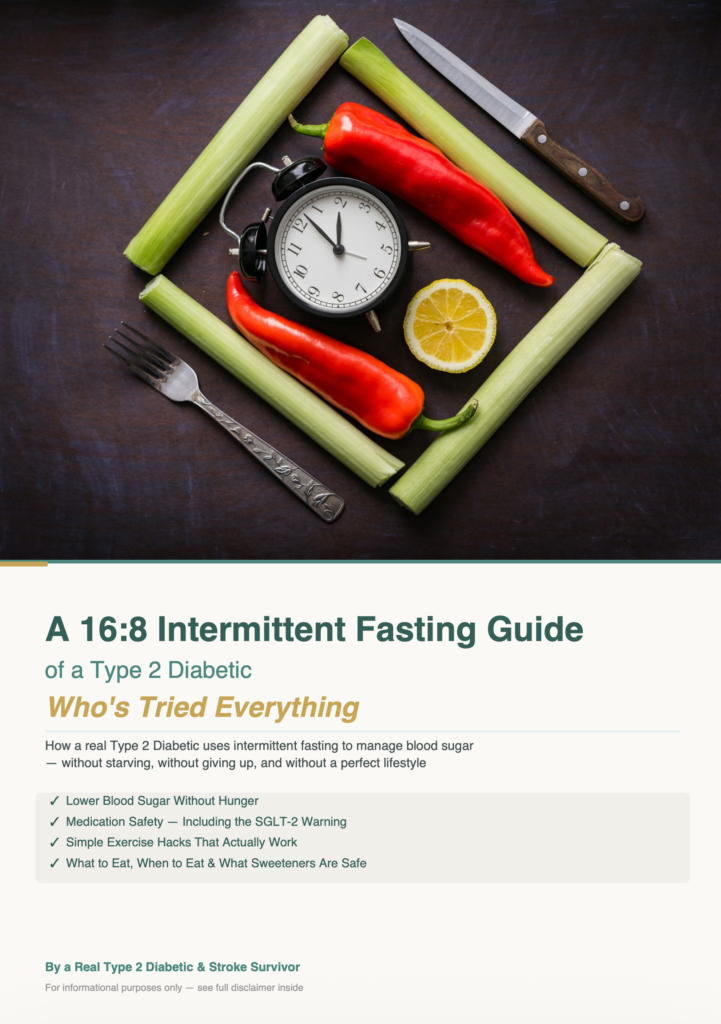 16:8 Intermittent Fasting Guide for Type 2 Diabetics ebook cover